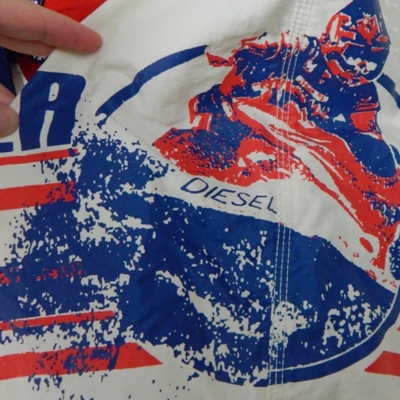 Diesel Y2K Graphic Swim Trunks - Picture 4 of 4